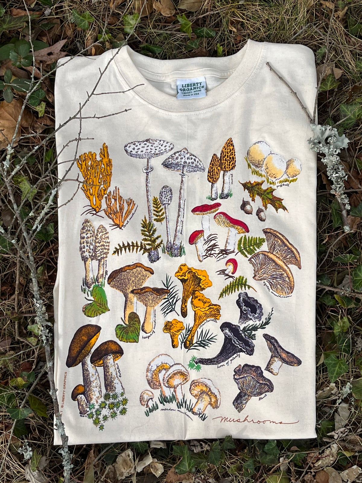 LO - Mushrooms Print Shirt